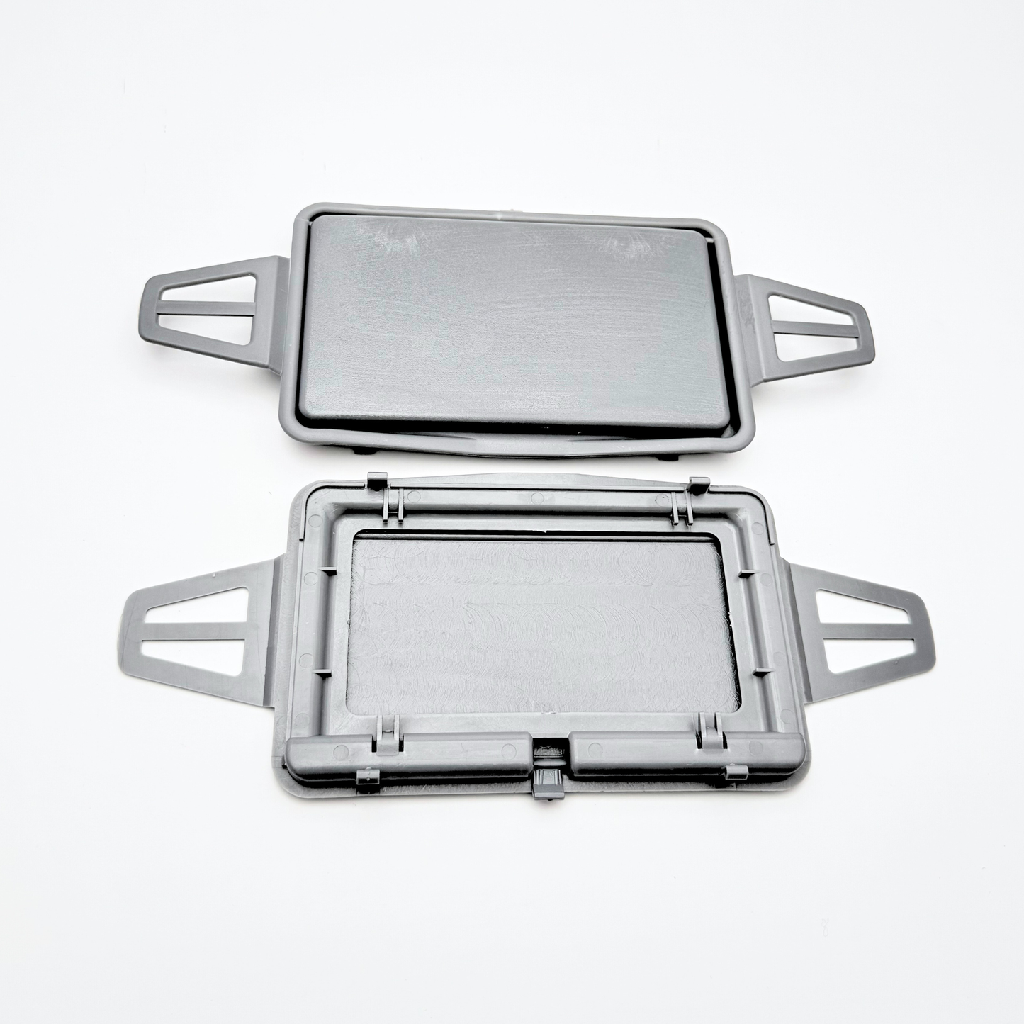 Sunvisor Mirror Cover Grey 2 Piece Left And Right 2108102510 For Mercedes W211