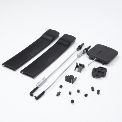 OMNIVALEA Ensemble de caches de loquets de vitres coulissantes latérales OEM 7H0847781B pour VW Transporter T5 T6