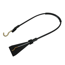 OMNIVALEA Inner Door Lock Cable 635mm Galvanized Steel OEM 13186768 Opel Corsa D