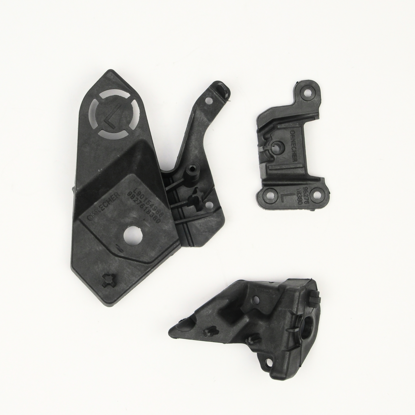 OMNIVALEA Headlight Holder Bracket Tab Clips Kit Left Side OEM 1656169580