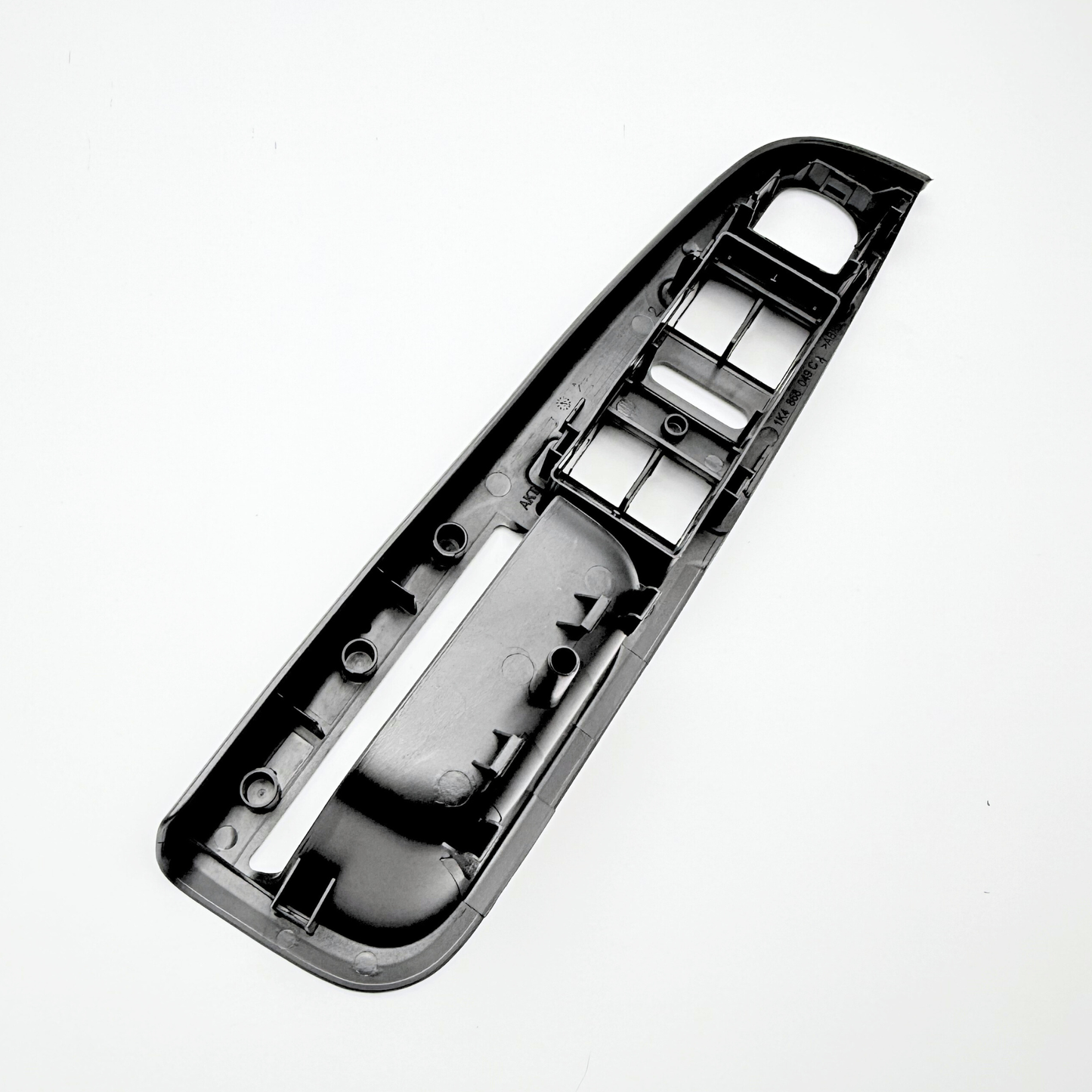 OMNIVALEA Fensterheber-Schalterblende Schwarz Vorne Links OEM 1K4868049C Für VW Jetta Golf MK5