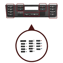 OMNIVALEA Control Button Cover 14pc OEM 64116915812 BMW X5 E53 00-06/E39 96-03
