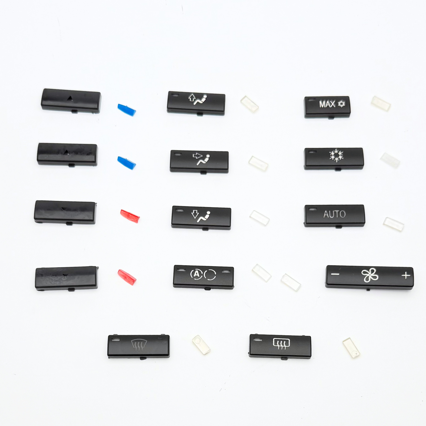 OMNIVALEA A/C Button Cover Set 14PC OEM 64116915812 BMW X5 E53 5 E39