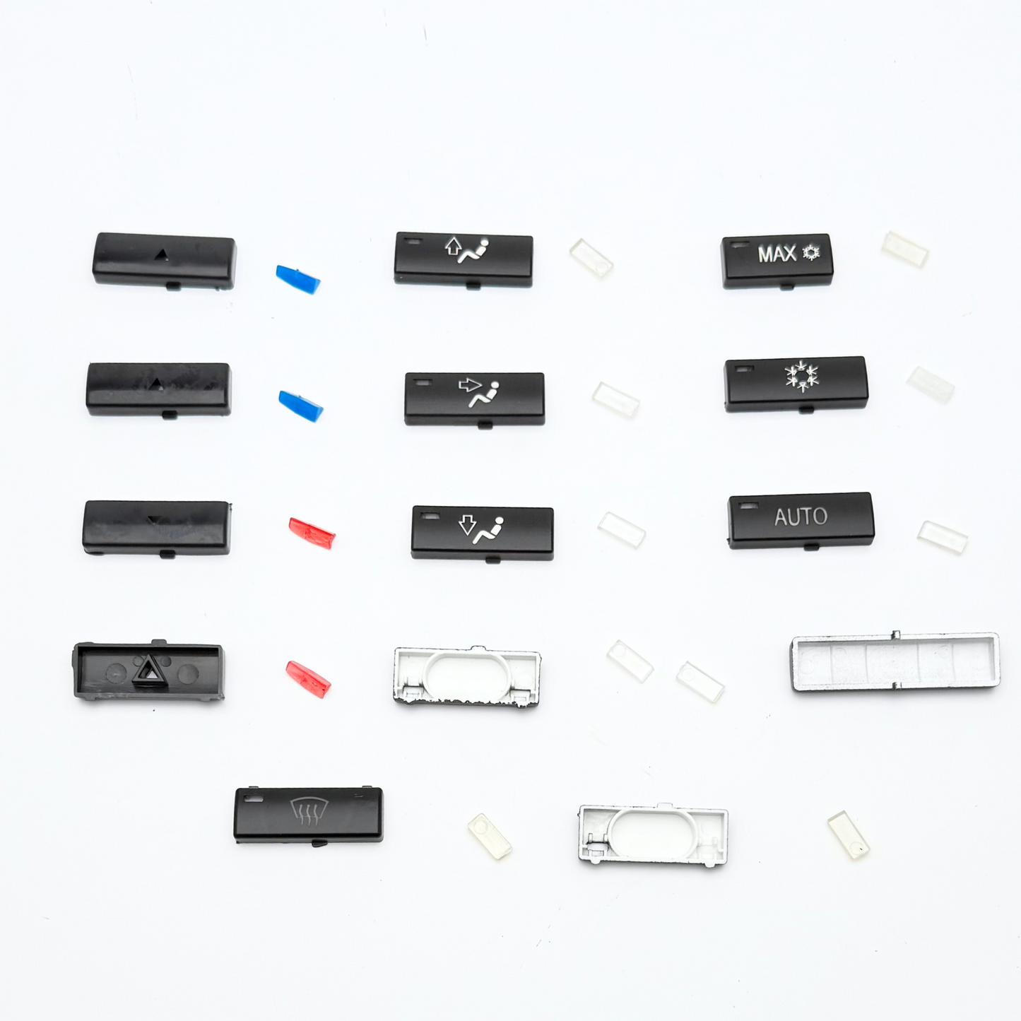 OMNIVALEA A/C Button Cover Set 14PC OEM 64116915812 BMW X5 E53 5 E39