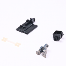 OMNIVALEA Sunroof Guide Rail Clip Set 4PC Right Side POM Zinc OEM 811694522 BMW