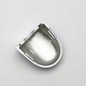 OMNIVALEA Türgriff Schlüssel Schlossabdeckung Kappe Links Silber OEM 8200036411 für Renault Megane Scenic Laguna 2 Primera P12 Espace 4 Clio 3