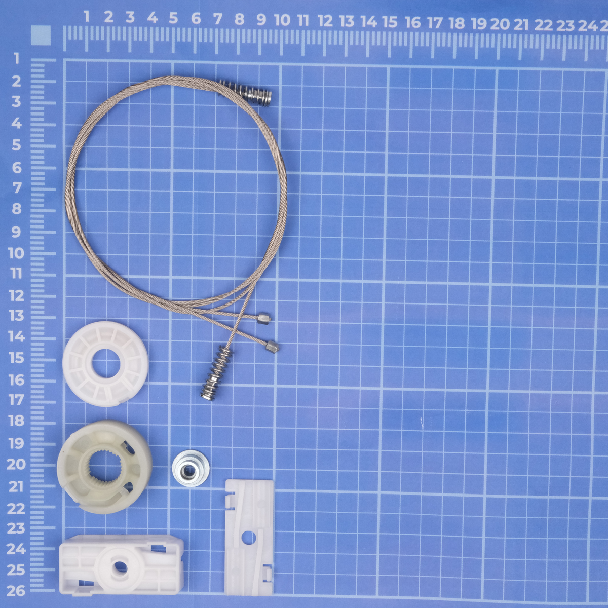 OMNIVALEA Window Regulator Repair Kit Rear Left Porsche 911 997 Cabriolet 99754301500