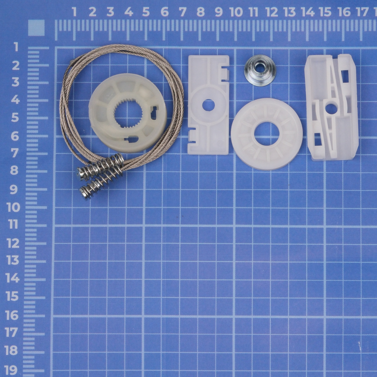 OMNIVALEA Window Regulator Repair Kit Rear Right Porsche 911 997 Cabriolet 99754301600