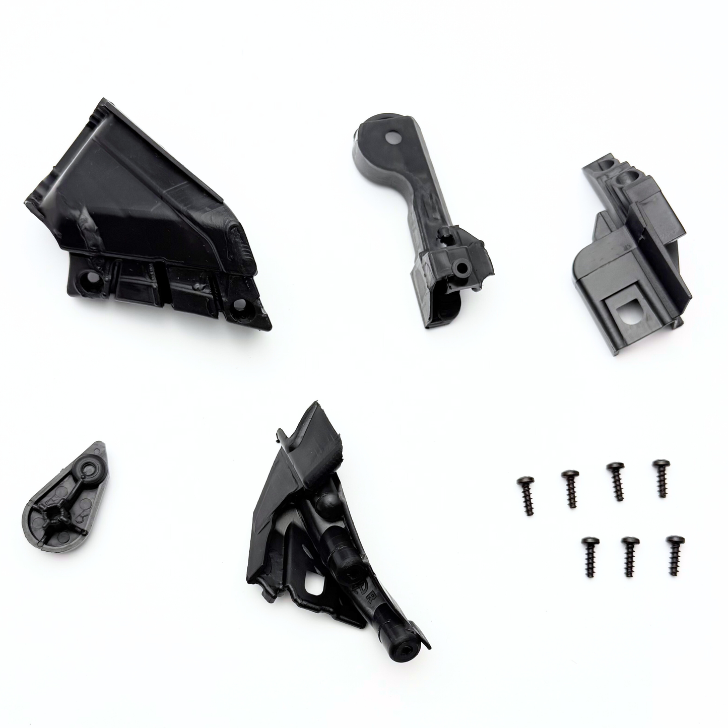 OMNIVALEA Headlight Bracket Repair Kit POM Plastic w/ Screws OEM 13335737 Opel Astra J